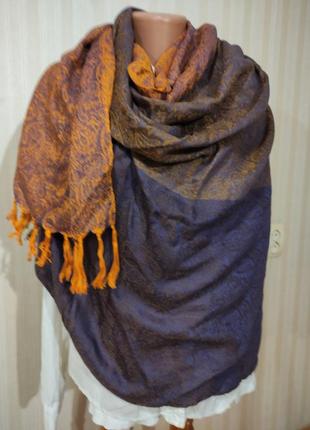 Шалик вискоза, шарф большой, палантин4 фото