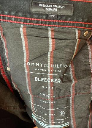Мужские джинсы bleecker stretch slim fit tommy hilfiger10 фото