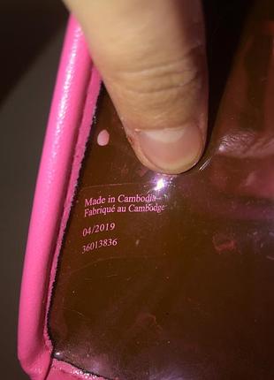 Косметичка середня яскрава рожева victorias secret оригінал3 фото