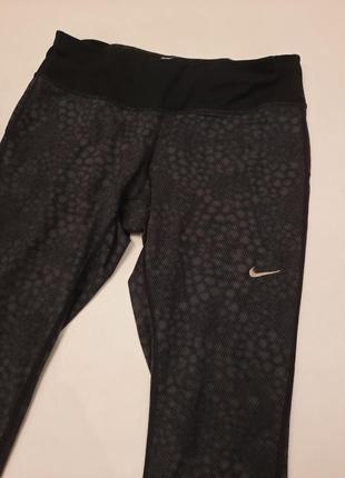 Спортивные капри оригинал nike dri- fit, размер s2 фото