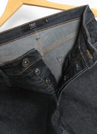 Next джинсы мужские темно синие slim fit размер 305 фото