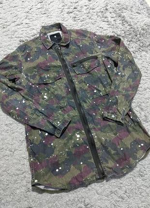 Крута сорочка g star raw, size l піде на м/s, стан ідеальний, плечі 45 підпахви 55 довжина 80 рукав від плеча 635 фото