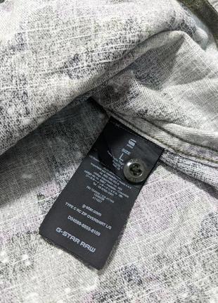 Крутая рубашка g star raw, size l пойдет на м/s, состояние идеальное, плечи 45 подмышки 55 длина 80 рукав от плеча 637 фото