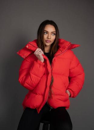Жіноча тепла зимова коротка куртка,пуховик,пуфер,женская тёплая зимняя короткая куртка,пуффер