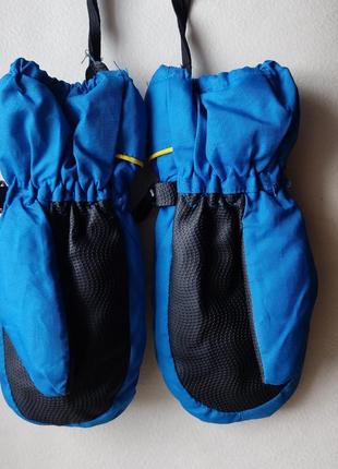 Детские теплые зимние варежки краги