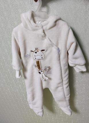 Плюшевий комбінезон теплий(р 74)