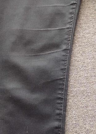 Вощенные {із просоченням, прогумовані} джинси stradivarius скінні колір сірий графіт8 фото