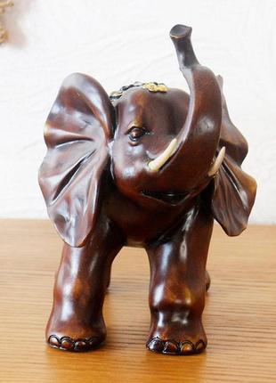 Фігурка слона із прикрасами 20 см гранд презент h2624-3d2 фото