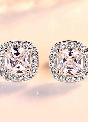 Срібні сережки в стилі tiffany&co