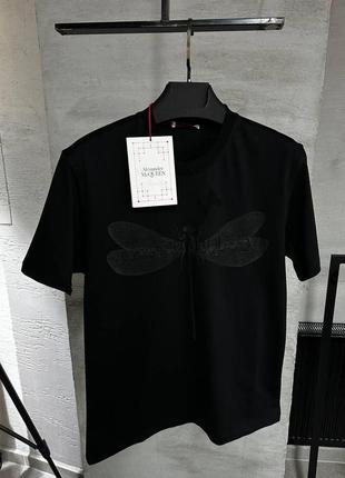 Футболка в стиле alexander mcqueen