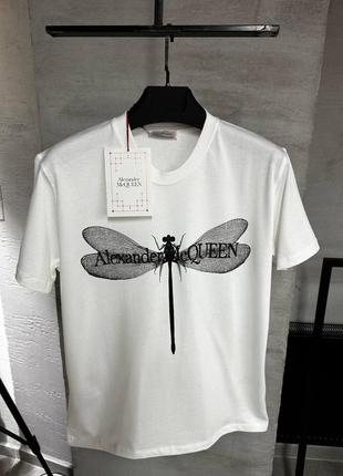 Футболка в стиле alexander mcqueen