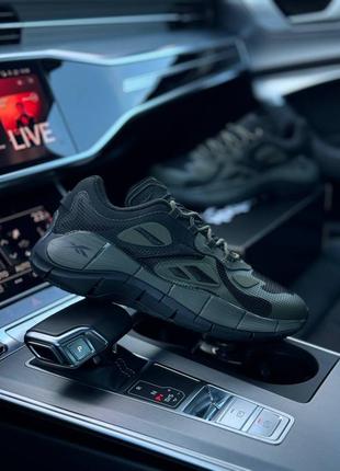 Мужские кроссовки reebok zig kinetica || army green black 41-42-43-44-452 фото