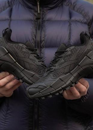 Водостойкие мужские термо кроссовки reebok zig kinetica ii edge black / рибок зиг кинетика 22 фото