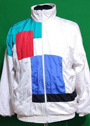 Винтажная нейлоновая ветровка куртка 80-90е, размер м