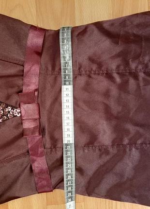 Красивое сереневое платье 5