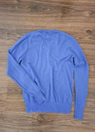 Теплый свитер небесно-голубого цвета uniqlo, шерсть, размер s.2 фото