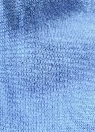 Теплый свитер небесно-голубого цвета uniqlo, шерсть, размер s.6 фото
