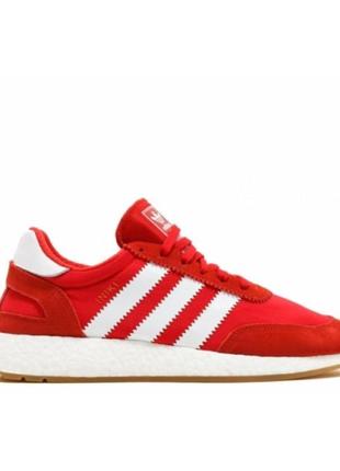 Adidas iniki runner red white gum by9728