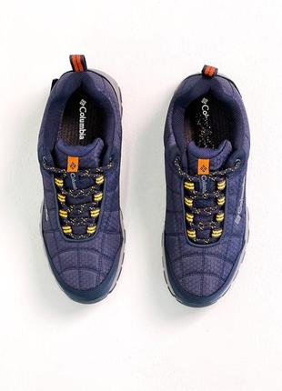 Columbia waterproof low blue orange6 фото