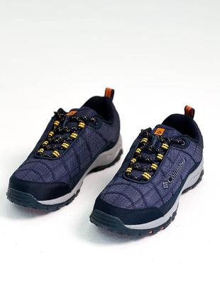 Columbia waterproof low blue orange7 фото