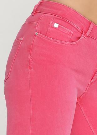 Розовые демисезонные зауженные джинсы zara3 фото