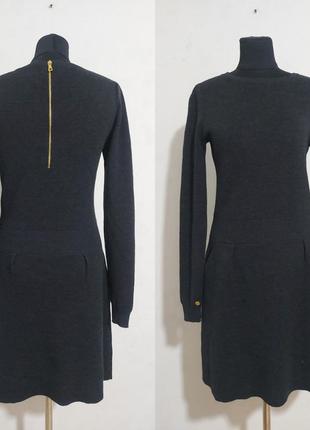 Вязаное базовое платье из 100%-норвежской шерсти woolland7 фото