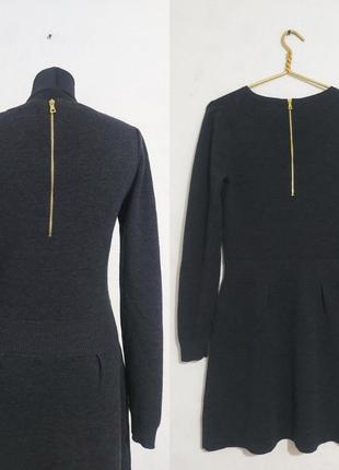 Вязаное базовое платье из 100%-норвежской шерсти woolland6 фото
