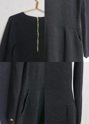 Вязаное базовое платье из 100%-норвежской шерсти woolland9 фото