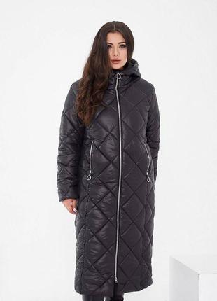 Зимова куртка пальто*удлиненная модель , р48-62!!!!4 фото