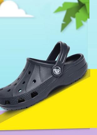 Дитячі шльопанці сабо крокси crocs із 6-7 по устілці 15 см1 фото