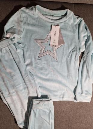 Флисовая теплая пижама george джордж5 фото