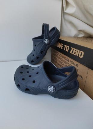 Детские шлепанцы сабо кроксы crocs с 6-7 по стельке 15 см2 фото