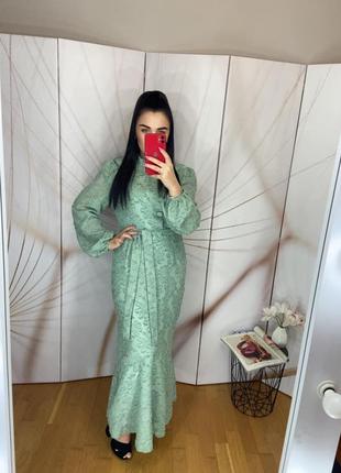 Платье длинное