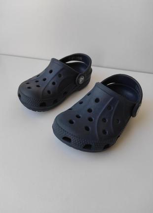 Детские шлепанцы сабо кроксы crocs с 6-7 по стельке 15 см8 фото