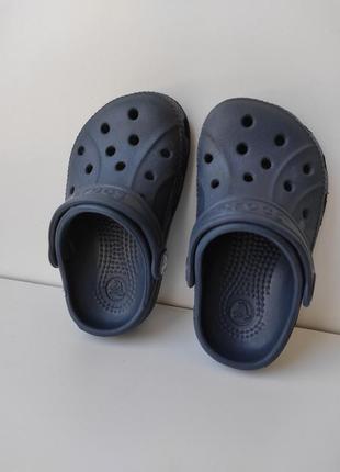 Детские шлепанцы сабо кроксы crocs с 6-7 по стельке 15 см9 фото