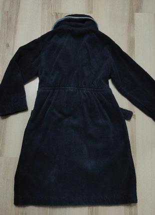 Теплый махровый халат, натуральный теплый халат на 5-6 лет2 фото