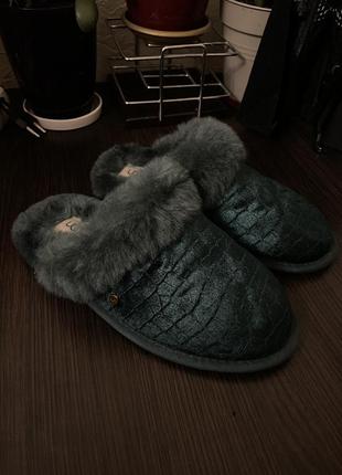 Ugg australia жіночі хутряні домашні капці3 фото