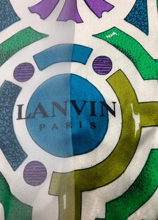 Lanvin шовковий платок3 фото