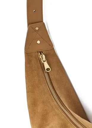 Замшева сумка півмісяць замшева arket 12068785 фото