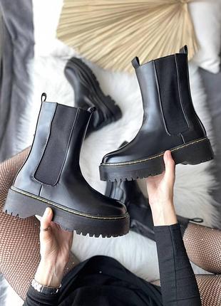 Жіночі ботинки bottega veneta x dr.martens (без лого)