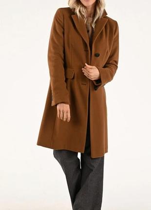 Демисезонное женское пальто меди