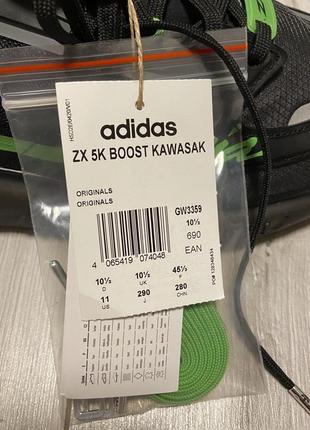 Кроссовки adidas x kawasaki zx 5k boost black gw33595 фото