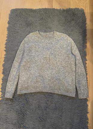 Cos мохер + шерсть стильный теплый свитер с бантиком на спине1 фото
