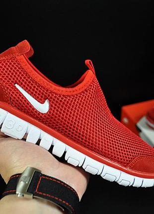 Кроссовки nike free 3.0 арт 20818 (женские, сетка, без шнурков)1 фото