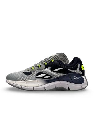 Мужские кроссовки reebok zig kinetica || grey navy