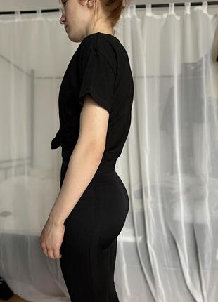 Женская футболка на завязках2 фото