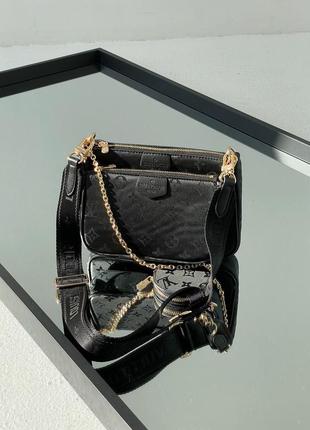 Женская сумка louis vuitton pochete multi black6 фото