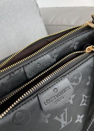 Женская сумка louis vuitton pochete multi black9 фото