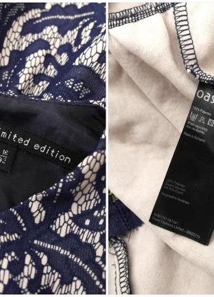 Красивая нарядная ажурная блузка "oasis". размер uk16/eur42 (l).10 фото