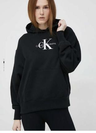 Худи calvin klein на флисе оригинал!!
